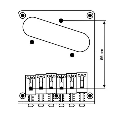 Vega VT2ND Teletrem Modern for Telecaster Guitars VT Logo - Image 6