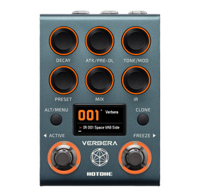 B Stock : Hotone Verbera Convolution Dual Reverb Pedal - 001