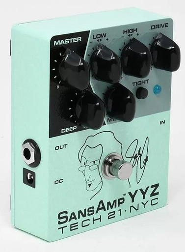 Tech 21 YYZ Geddy Lee Signature SansAmp YYZ Pedal