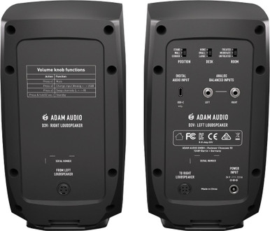 Adam Audio D3V Desktop Monitor Pair in BLACK - Image 6