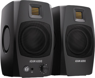 Adam Audio D3V Desktop Monitor Pair in BLACK