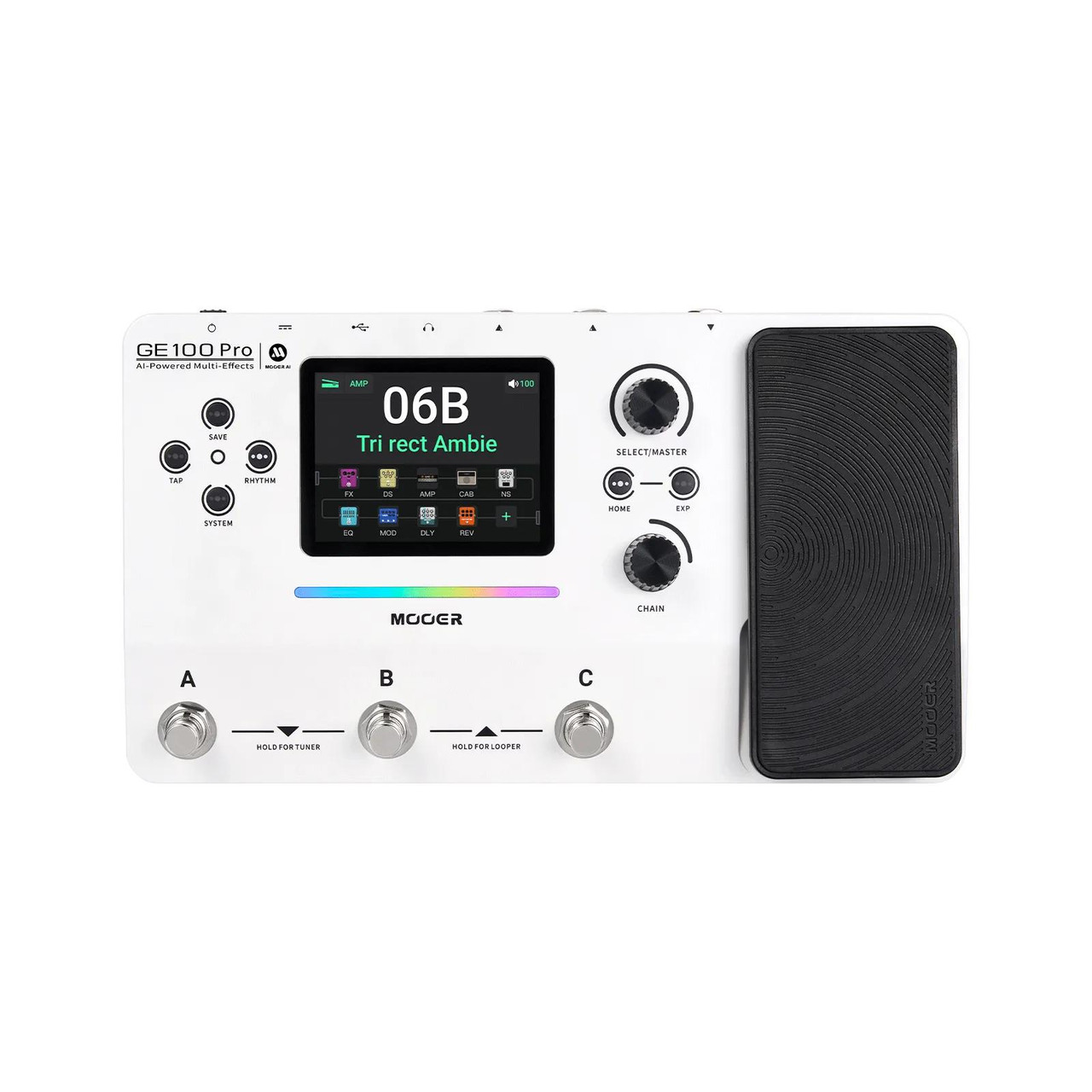 Mooer GE100 Pro Modelling & Multi-FX Guitar Pedal