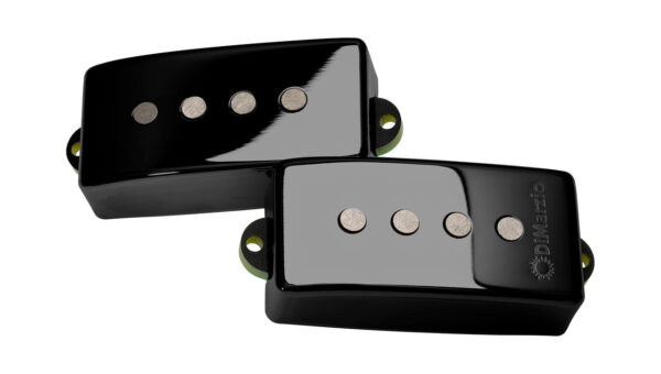 Dimarzio Sixties PJ Bass Pickup Pair in Gloss Black Metal - Image 4