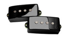 Dimarzio Sixties PJ Bass Pickup Pair in Gloss Black Metal - Image 2