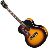 Epiphone J-200 Studio Left Handed Vintage Sunburst