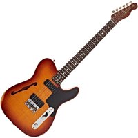 Fender Custom Shop Artisan Dual P90 Flame Maple Top Tele Relic 3A RW Aged Tobacco Sunburst