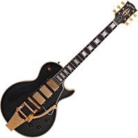 Gibson Custom 1957 Les Paul Custom Reissue 3-Pickup Bigsby Light Aged Ebony #751270