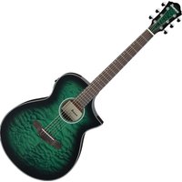 Ibanez AEWC16QA Transparent Emerald Burst