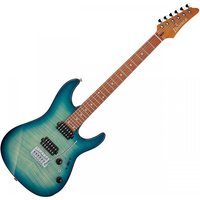 Ibanez AZ24S1F Transparent Turquoise Burst