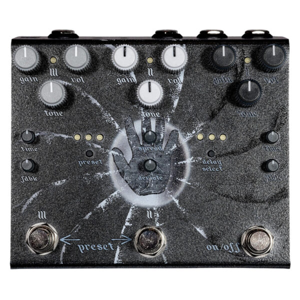 Old Blood Noise Endeavors Beam Splitter V2 Triple Tracking Overdrive & Distortion Pedal in Shadow - Image 2