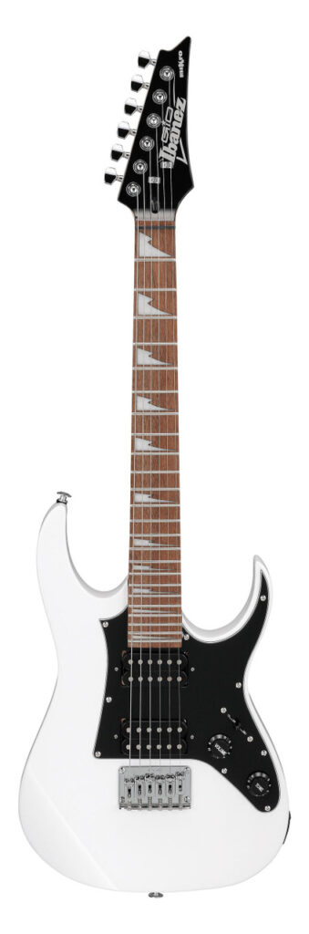 Ibanez GRGM21-WH Gio RG MiKro Guitar in White