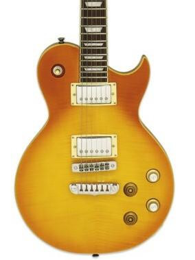 Aria PE-350PG Electric Guitar in Aged Lemon Drop