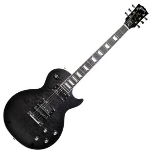 Gibson Mark Morton Les Paul Modern Quilt Translucent Ebony Burst Satin #216250016