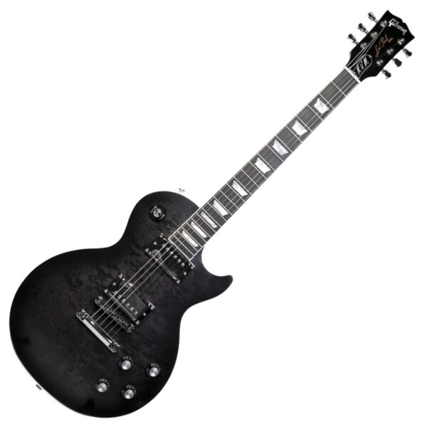 Gibson Mark Morton Les Paul Modern Quilt Translucent Ebony Burst Satin #216250016