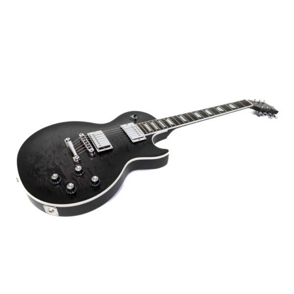 Gibson Mark Morton Les Paul Modern Quilt Translucent Ebony Burst Satin #216250016