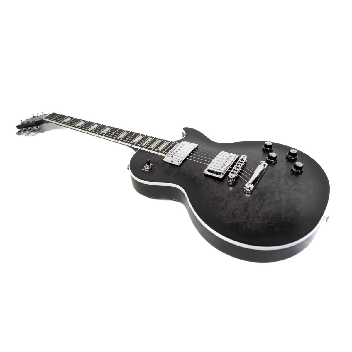 Gibson Mark Morton Les Paul Modern Quilt Translucent Ebony Burst Satin #216250016