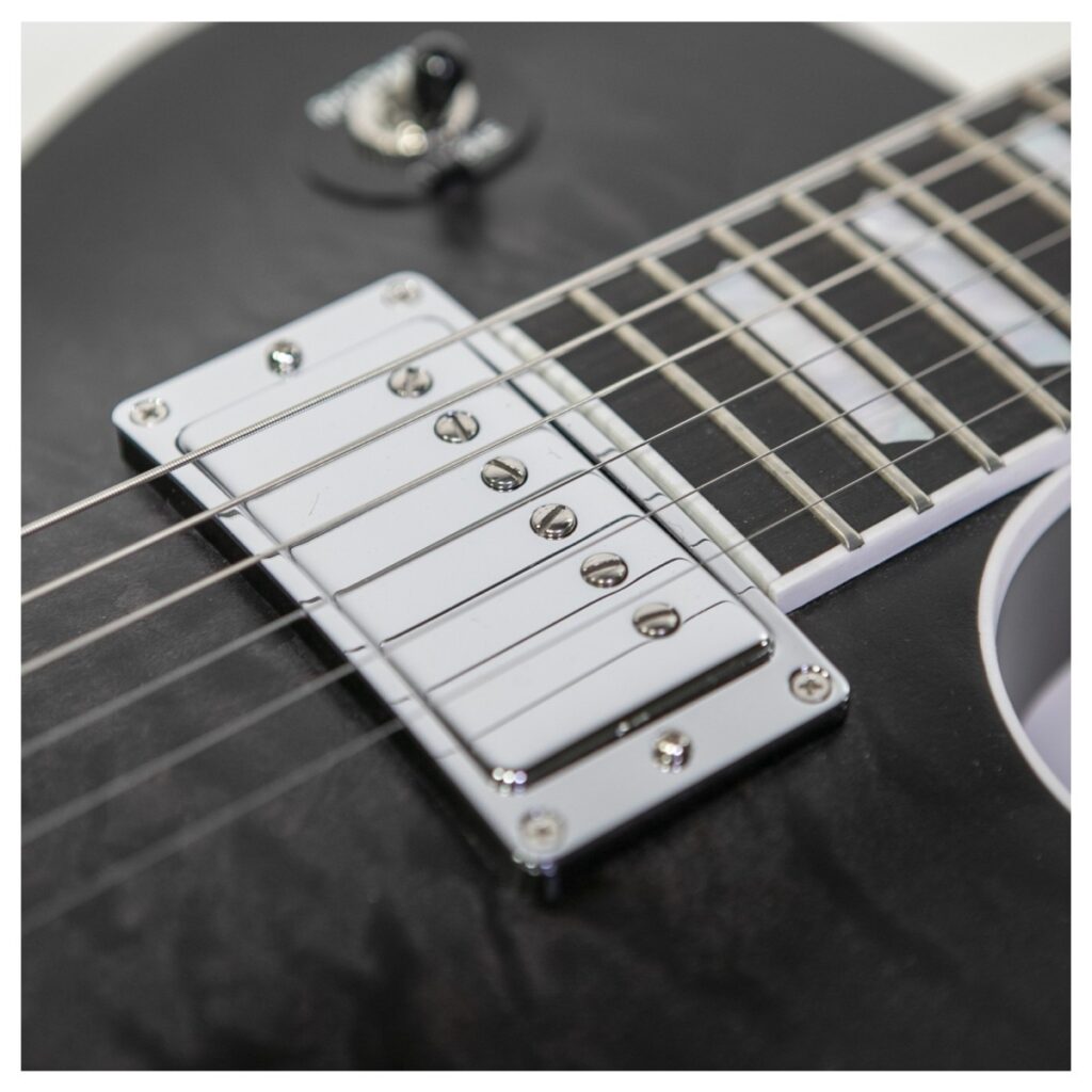 Gibson Mark Morton Les Paul Modern Quilt Translucent Ebony Burst Satin #216250016