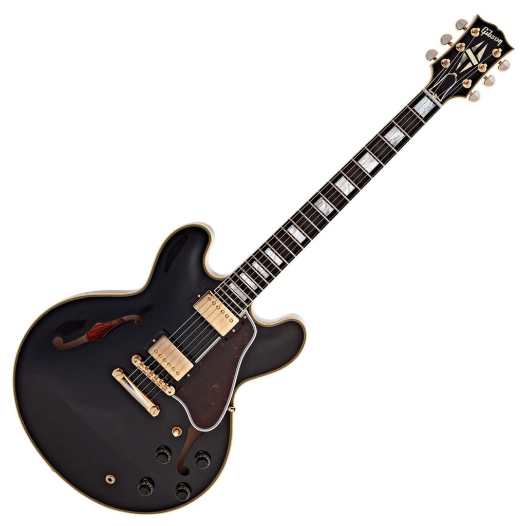 Gibson Custom 1959 ES-355 Reissue Stop Bar Ultra Light Aged Ebony #A921462