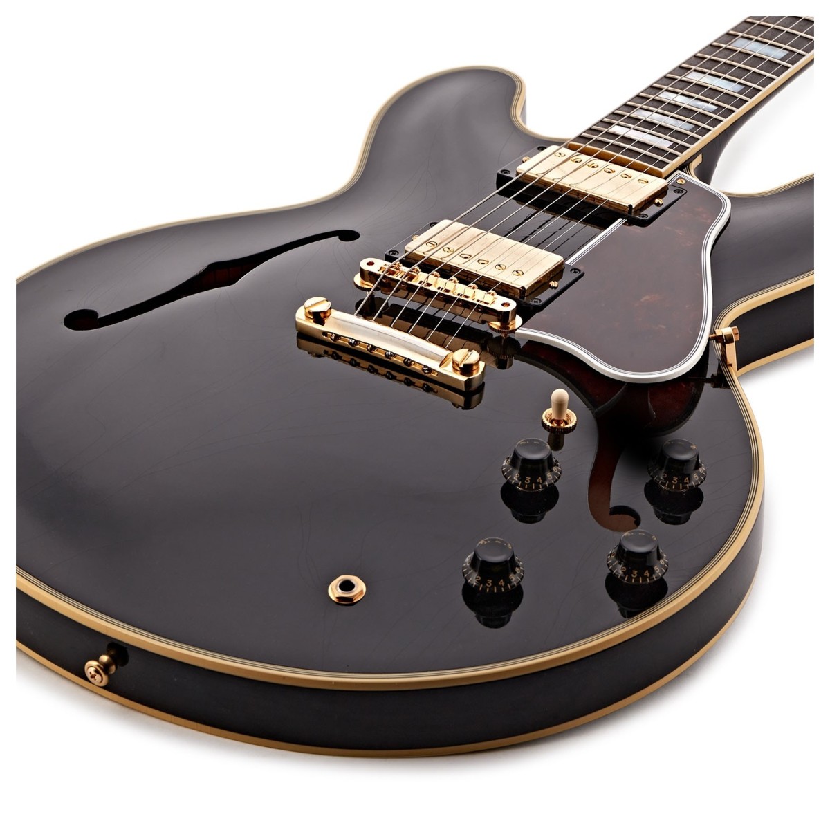 Gibson Custom 1959 ES-355 Reissue Stop Bar Ultra Light Aged Ebony #A921462