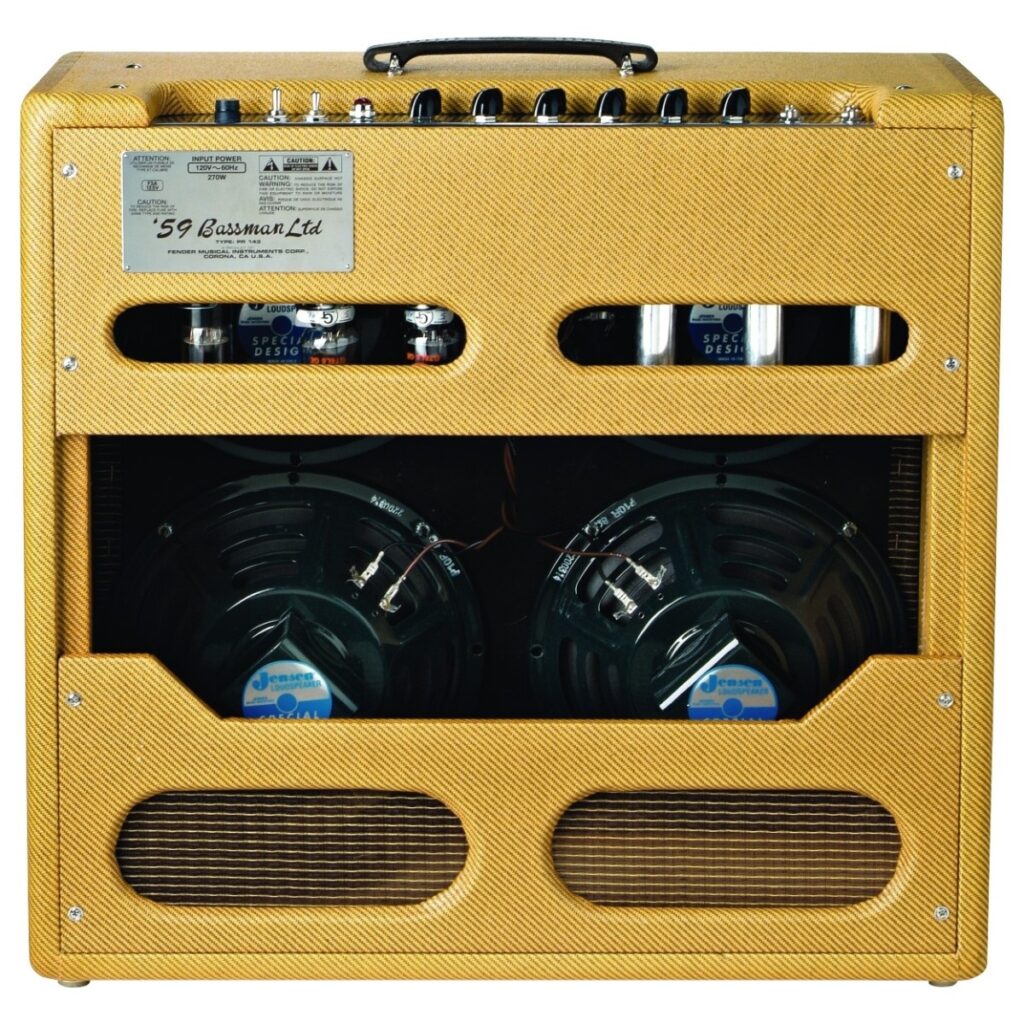 Fender 59 Bassman LTD Valve Guitar Amp Lacquered Tweed