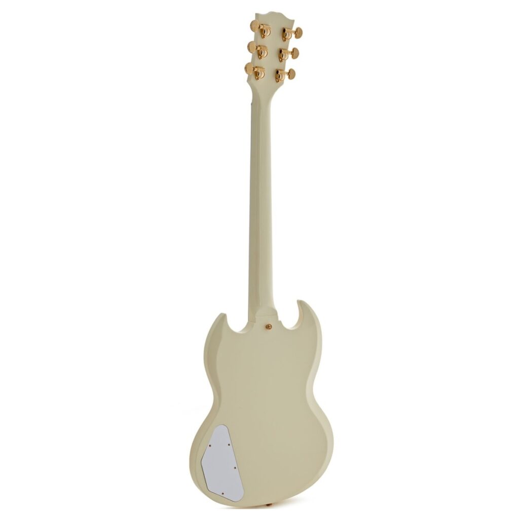 Gibson Custom 1963 Les Paul SG Custom Reissue Maestro VOS Classic White #406303
