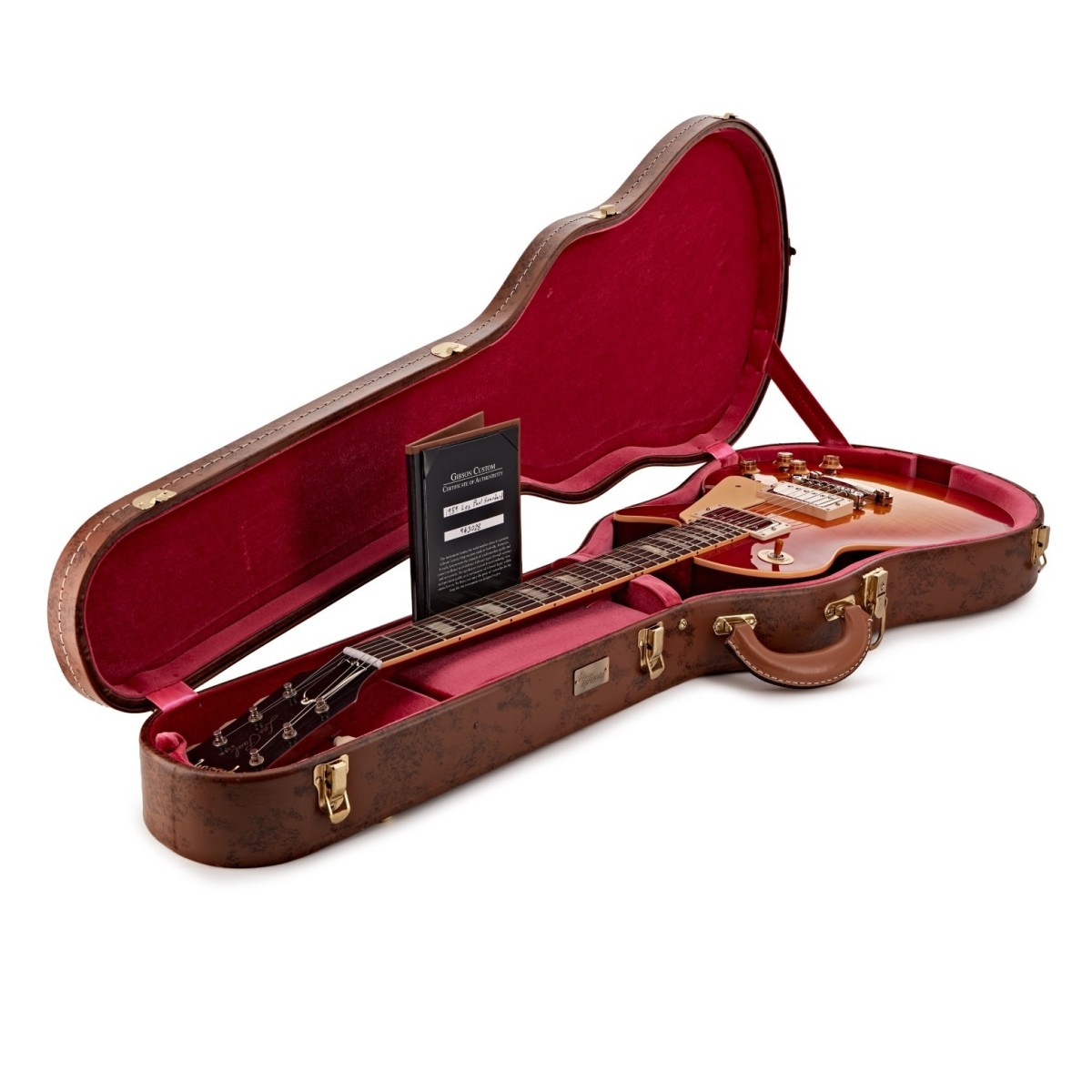 Gibson Custom 1959 Les Paul Standard Reissue VOS Washed Cherry Sunburst #943028