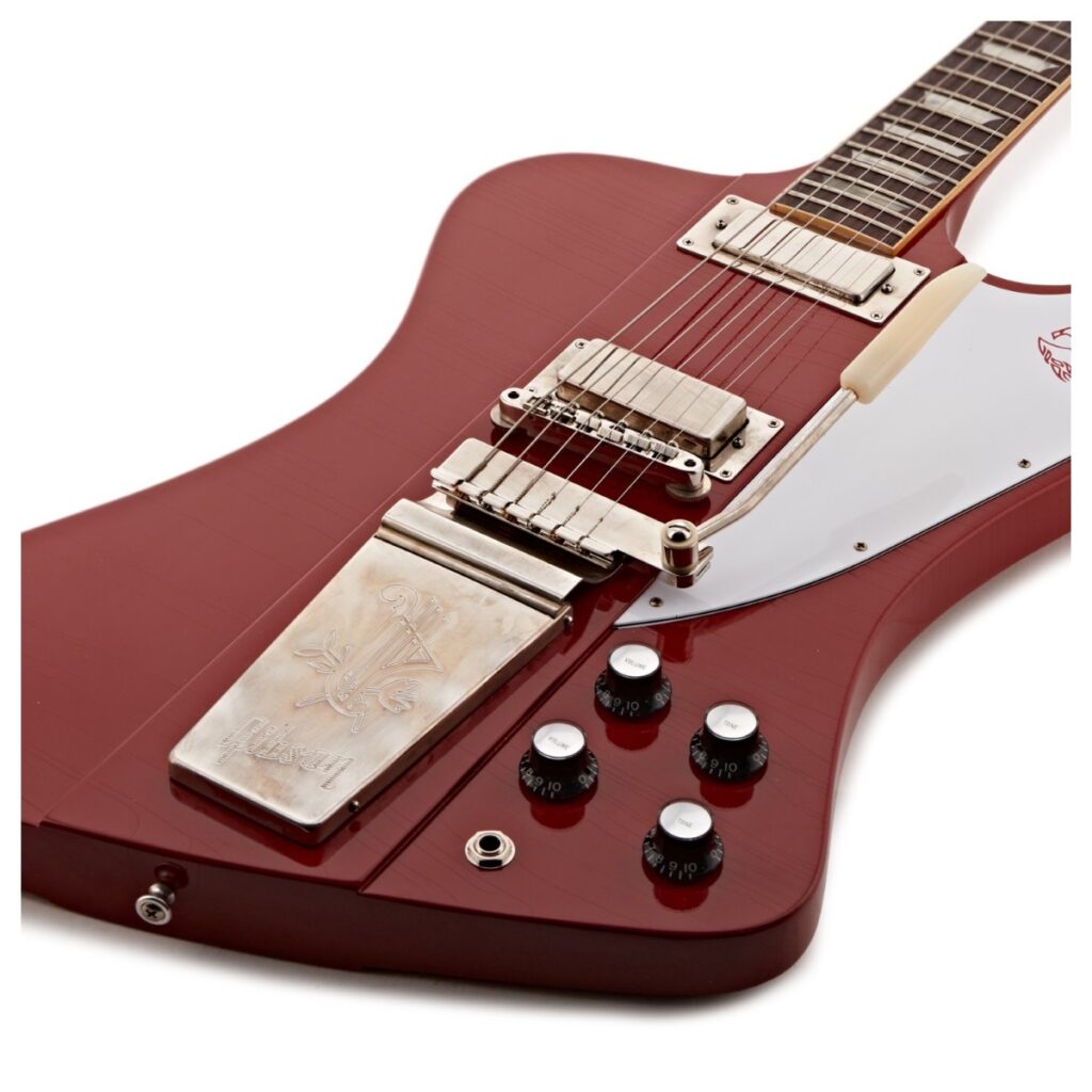 Gibson Custom 1963 Firebird V Maestro Vibrola Ultra Light Aged Ember Red #407713