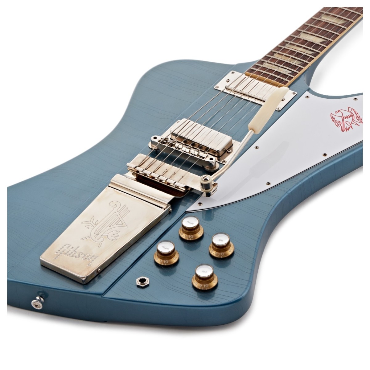 Gibson Custom 1963 Firebird V Maestro Vibrola Ultra Light Aged Pelham Blue #402583