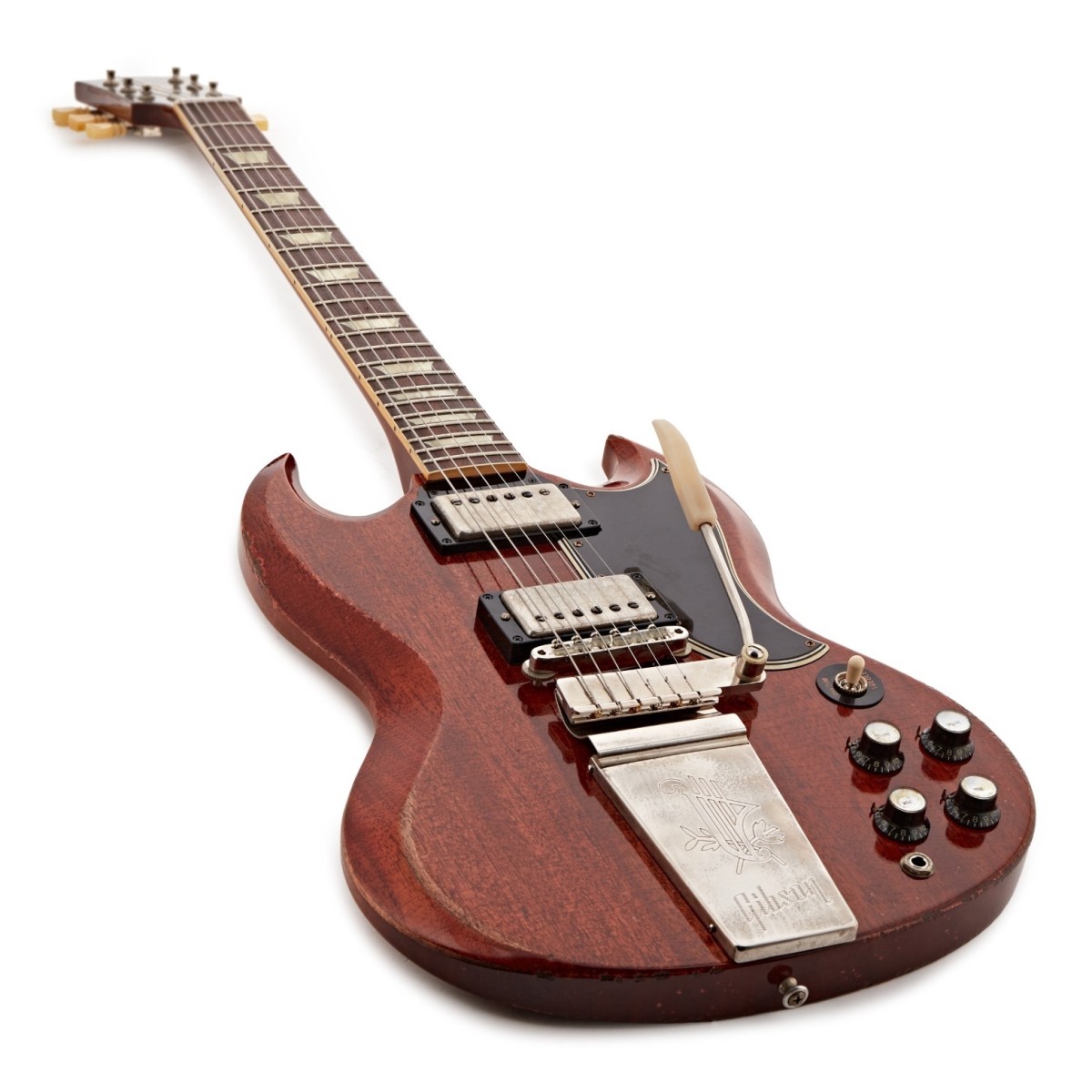 Gibson Custom 1964 SG Standard Reissue Maestro Vibrola Murphy Lab Heavy Aged Faded Cherry #505434