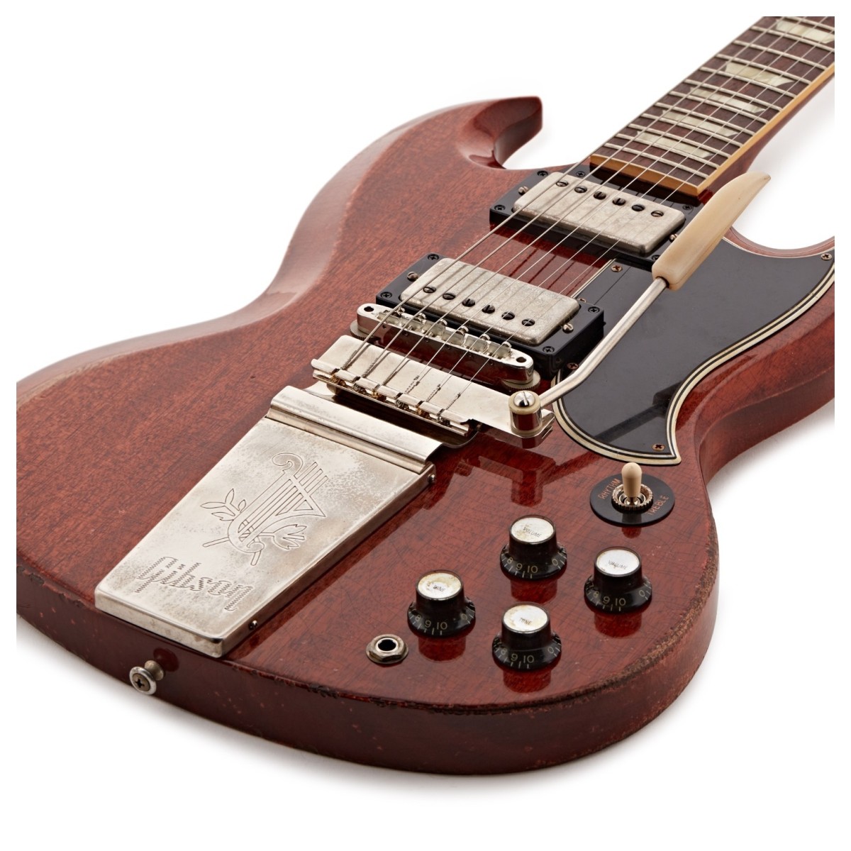 Gibson Custom 1964 SG Standard Reissue Maestro Vibrola Murphy Lab Heavy Aged Faded Cherry #505434