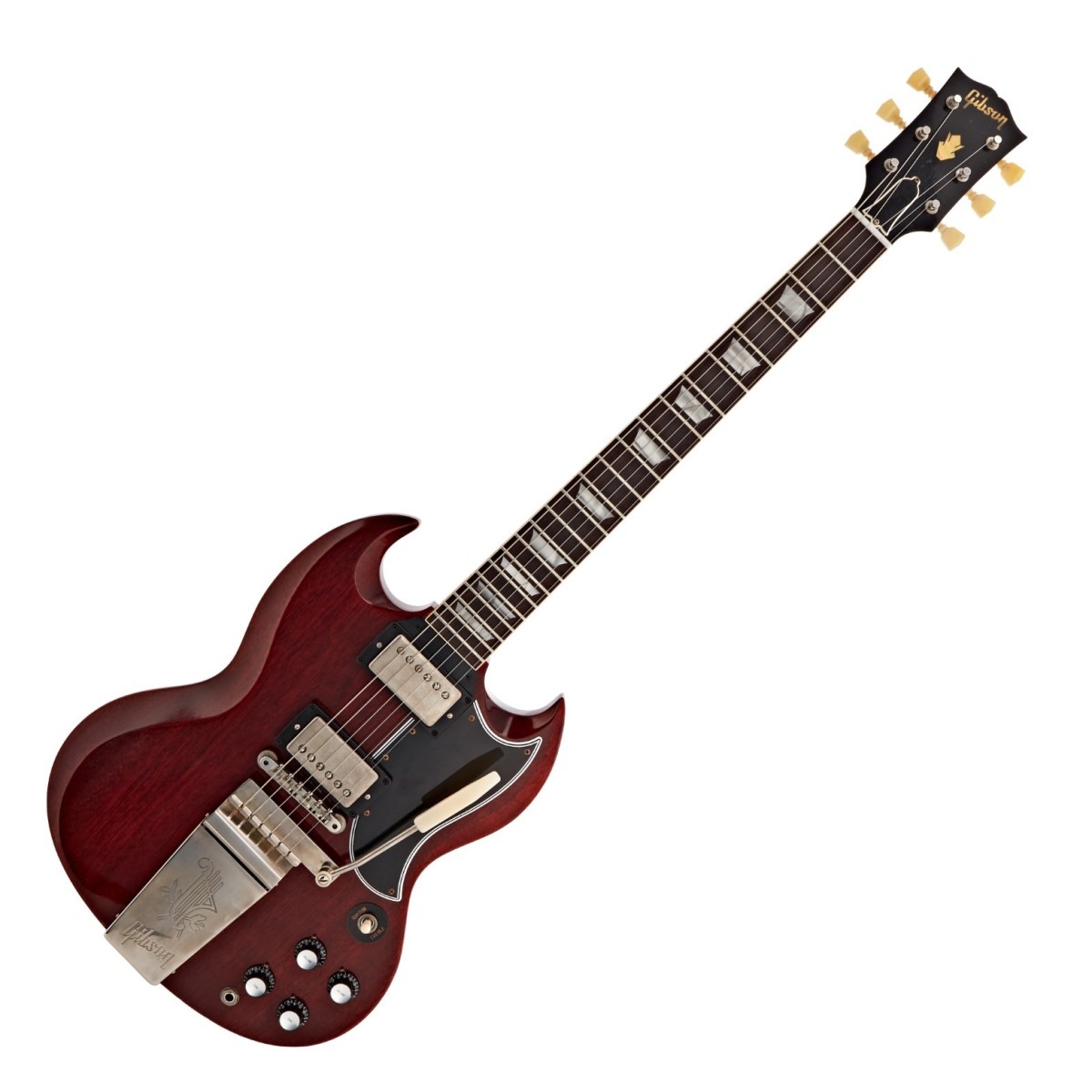 Gibson Custom 1964 SG Standard Maestro Aged Cherry Red #600244