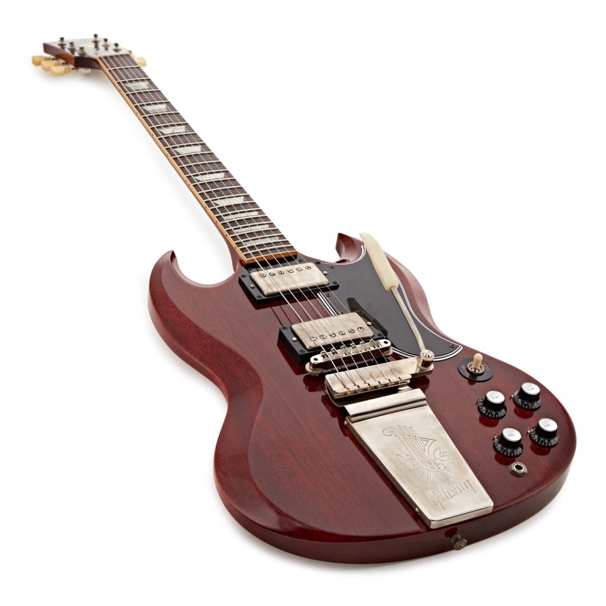 Gibson Custom 1964 SG Standard Maestro Aged Cherry Red #600244
