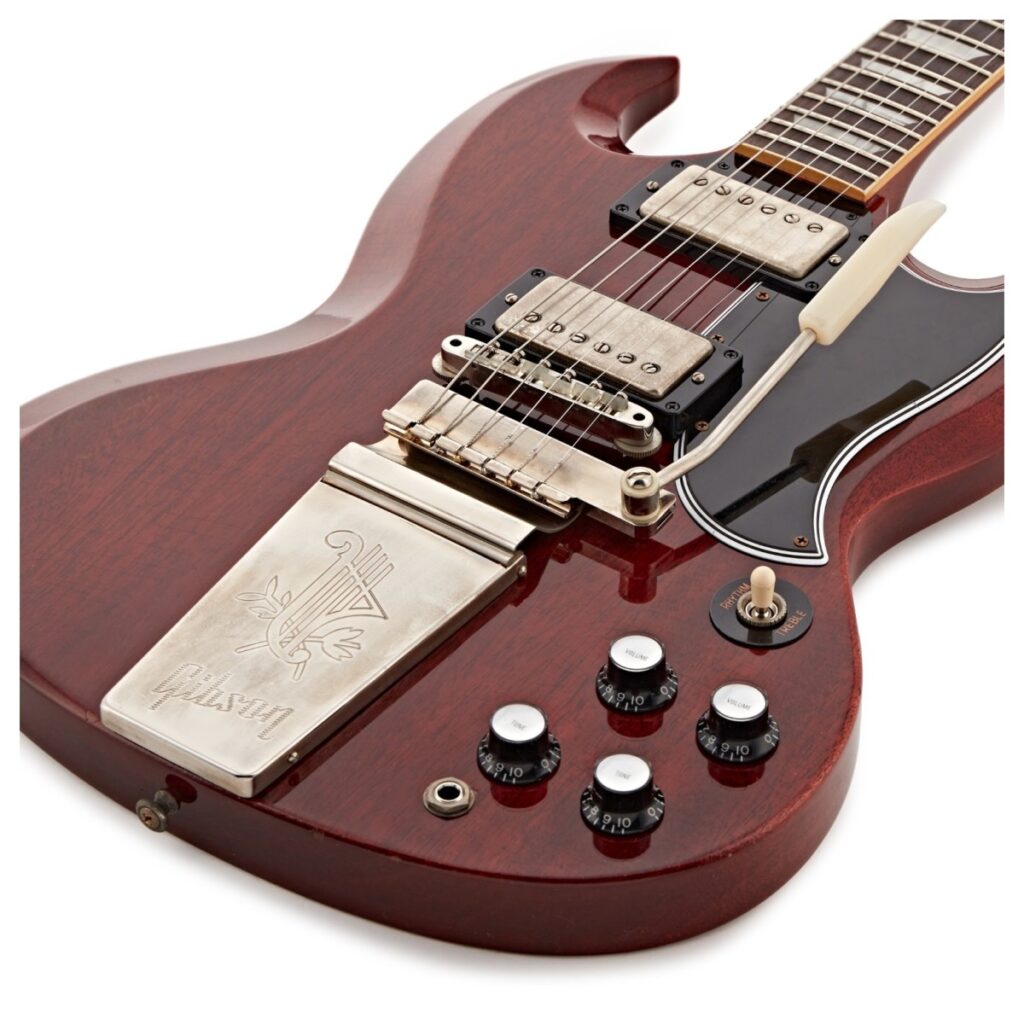 Gibson Custom 1964 SG Standard Maestro Aged Cherry Red #600244