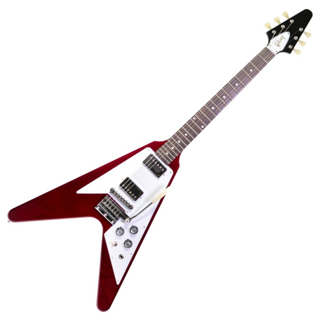 Gibson Custom 1967 Mahogany Flying V Maestro Vibrola VOS Sparkling Burgundy #300307