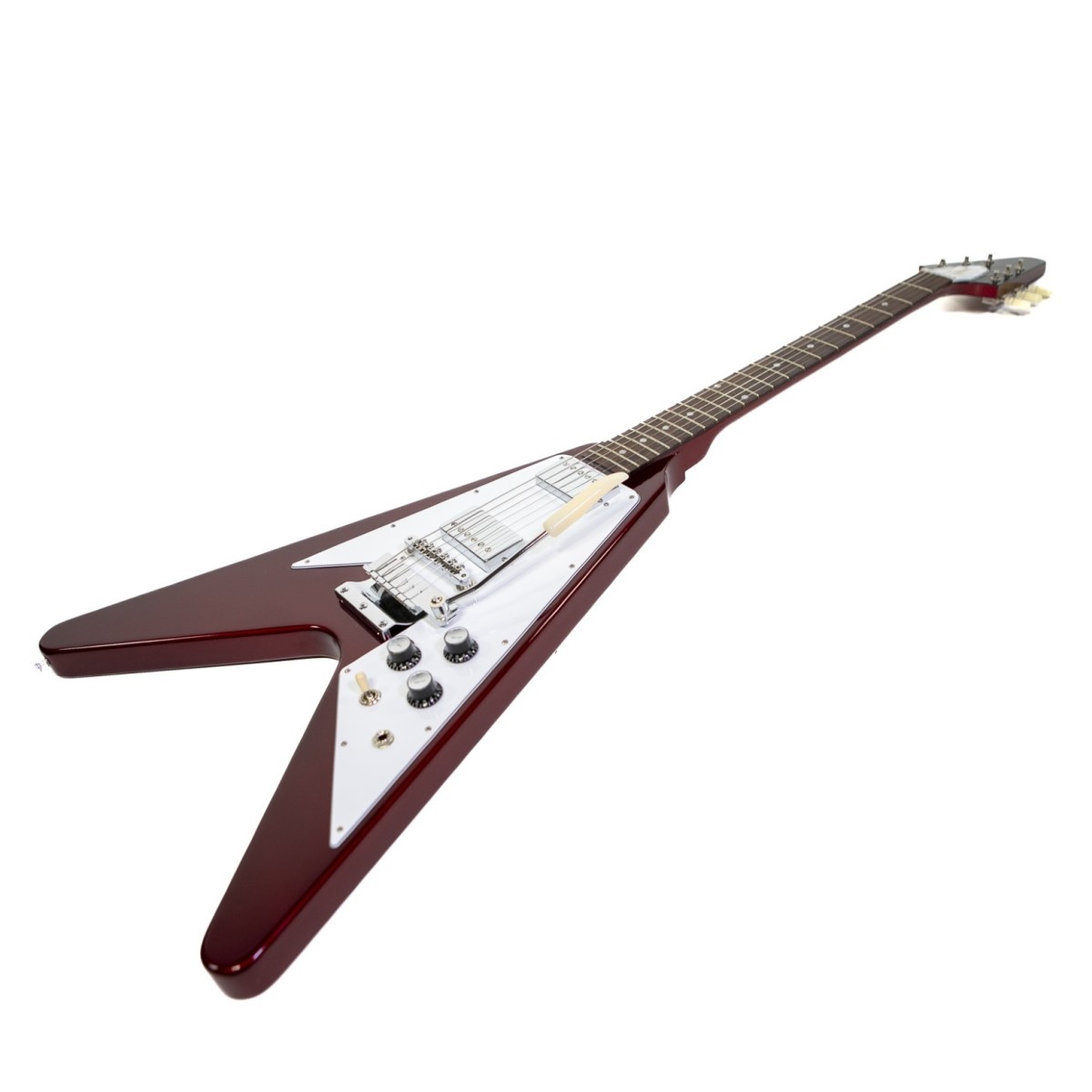 Gibson Custom 1967 Mahogany Flying V Maestro Vibrola VOS Sparkling Burgundy #300307
