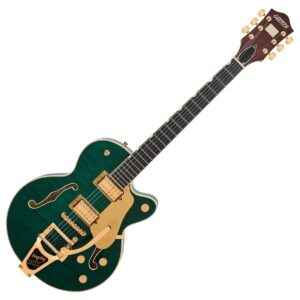 Gretsch Broadkaster Jr. LX Figured Center Block with Bigsby Tropic Aura