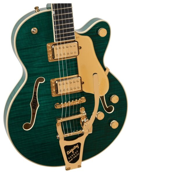 Gretsch Broadkaster Jr. LX Figured Center Block with Bigsby Tropic Aura