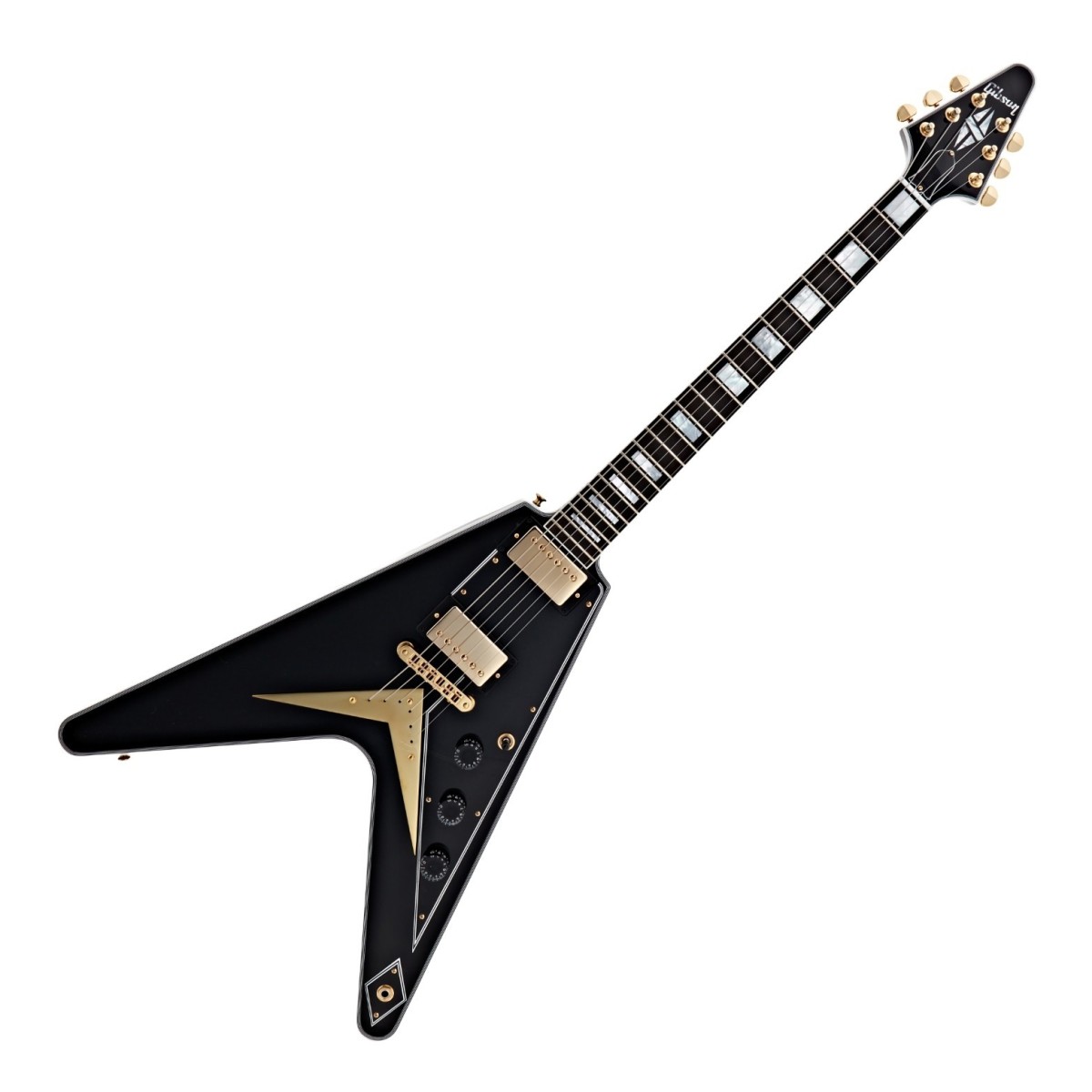 Gibson Custom Flying V Custom w/ Ebony Fingerboard Gloss Ebony #CS600632