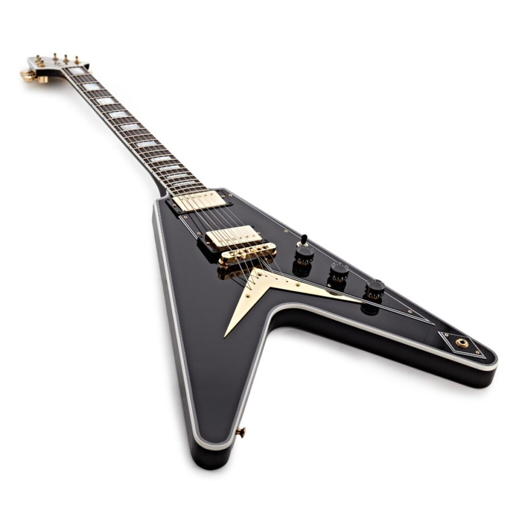 Gibson Custom Flying V Custom w/ Ebony Fingerboard Gloss Ebony #CS600632
