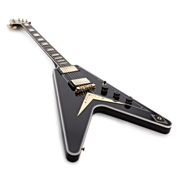 Gibson Custom Flying V Custom w/ Ebony Fingerboard Gloss Ebony #CS600632
