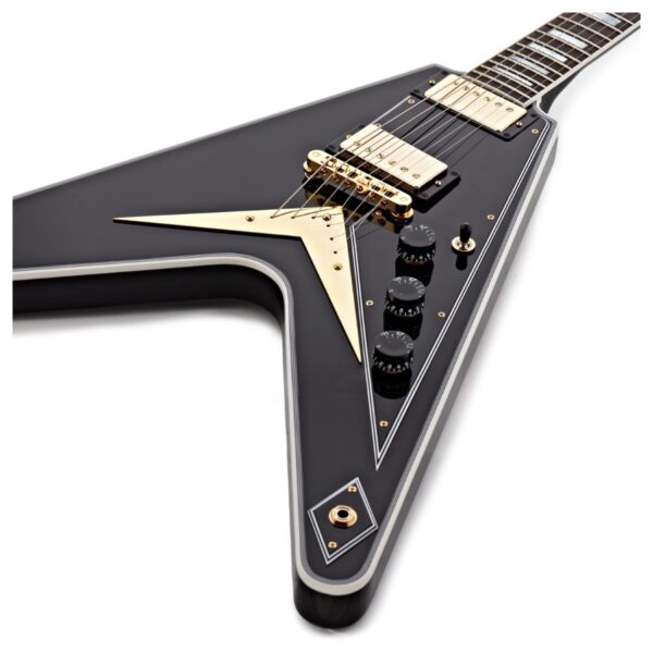 Gibson Custom Flying V Custom w/ Ebony Fingerboard Gloss Ebony #CS600632