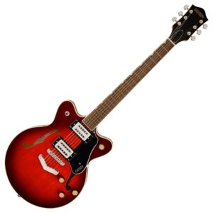 Gretsch G2655 Streamliner Center Block Jr. Double-Cut with V-Stoptail Claret Burst