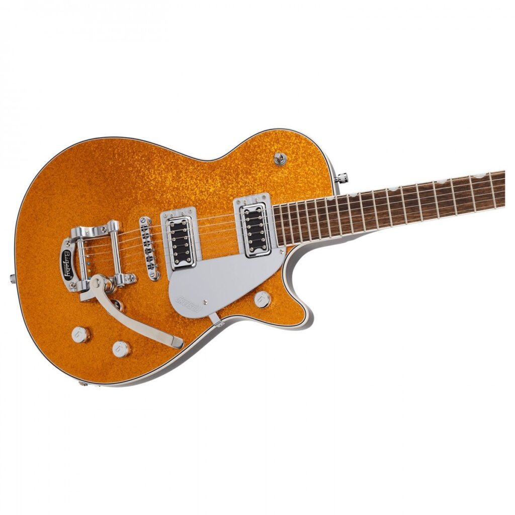 Gretsch G5230T Electromatic Sparkle Jet FT Single-Cut with Bigsby Gold Sparkle