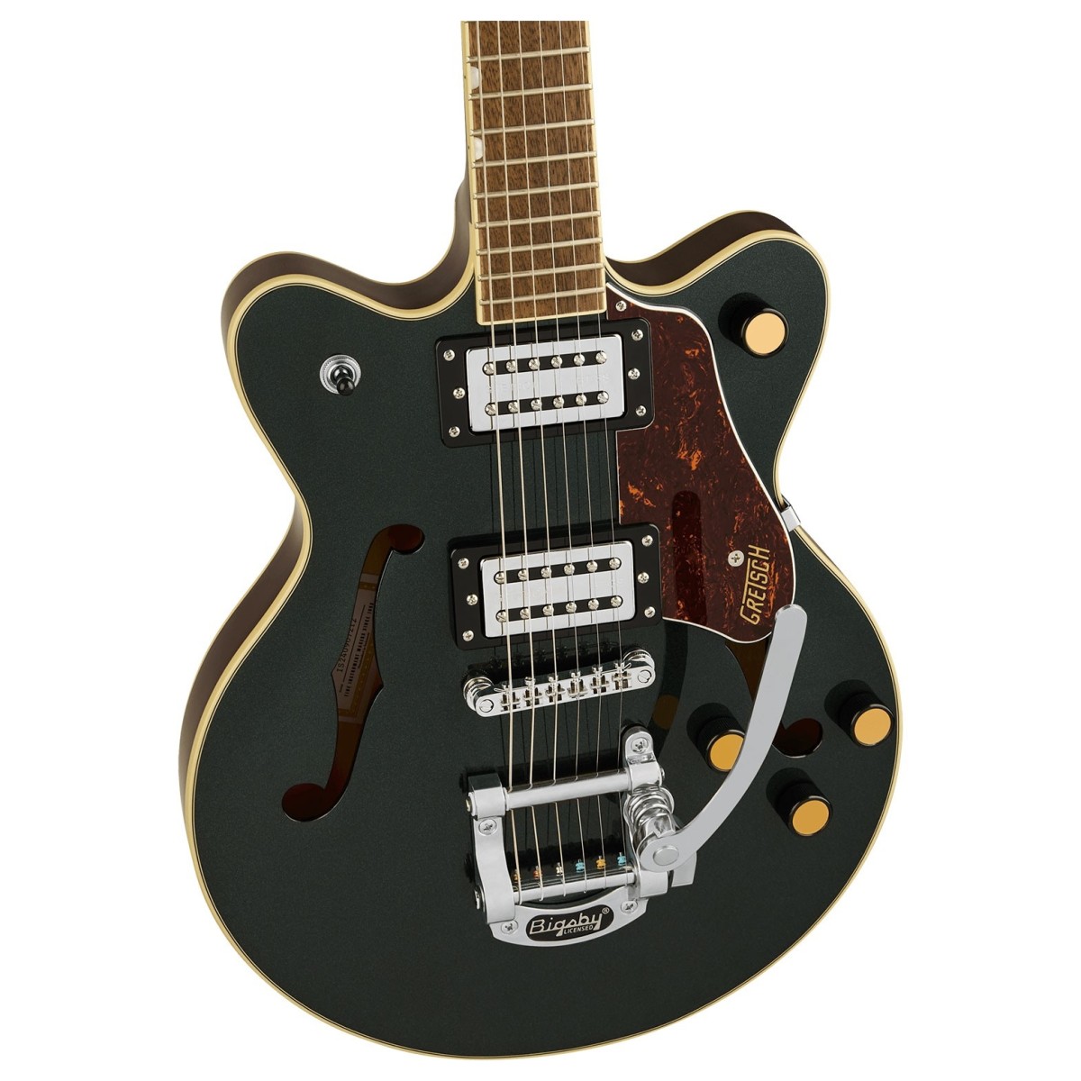 Gretsch G2655T Streamliner Center Block Jr. Double-Cut with Bigsby Cadillac Green
