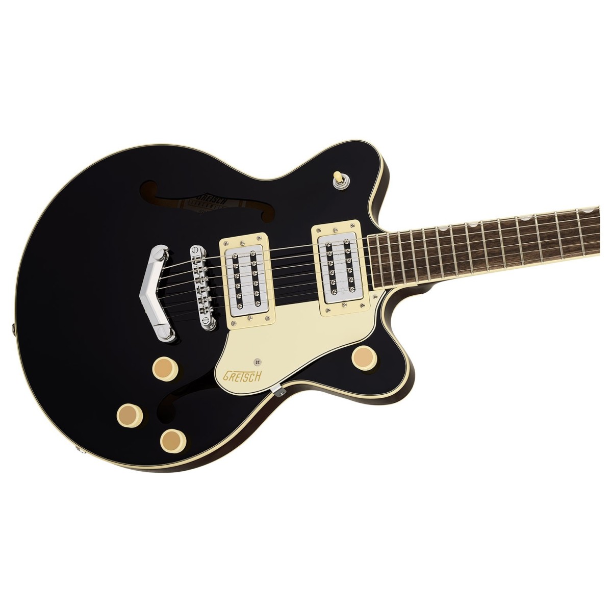 Gretsch G2655 Streamliner Center Block Jr. Double-Cut with V-Stoptail Black