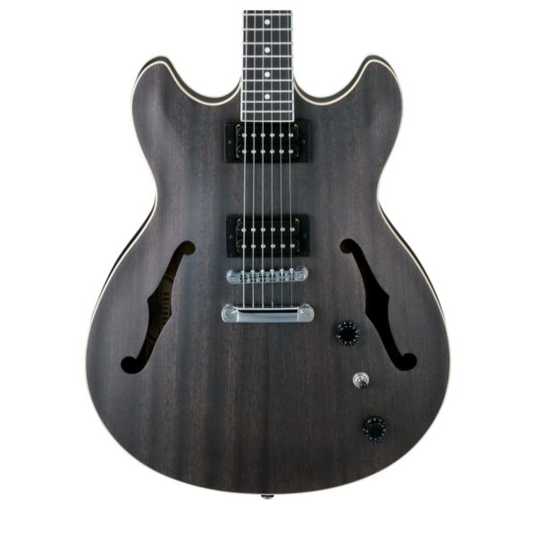 Ibanez AS53 Artcore Transparent Black Flat