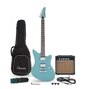 Hartwood Charger Origin Guitar Pack Lagoon Blue