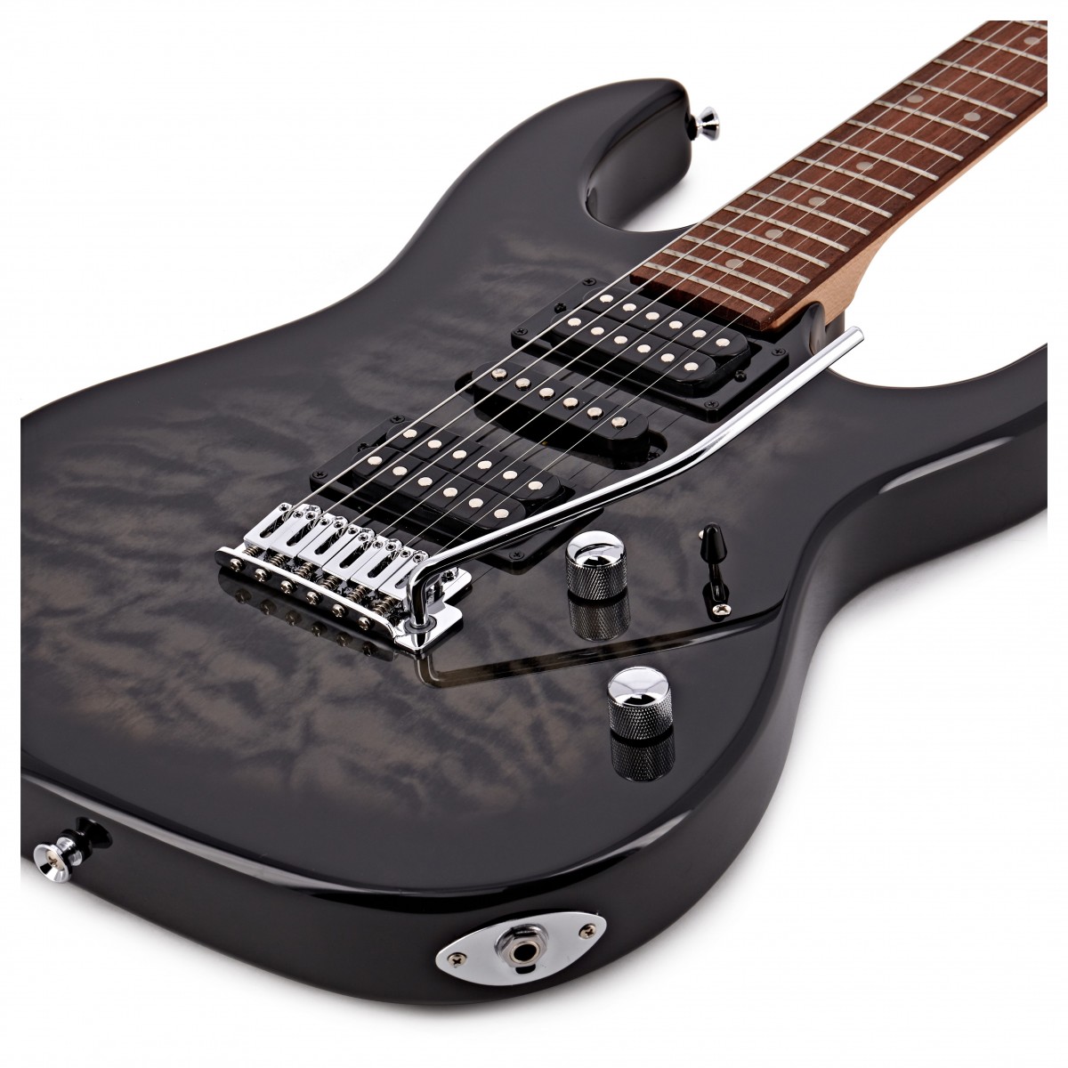 Ibanez GRX70QA GIO Transparent Black Sunburst