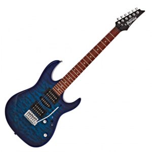 Ibanez GRX70QA GIO Transparent Blue Burst