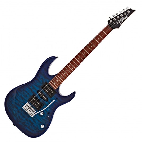 Ibanez GRX70QA GIO Transparent Blue Burst